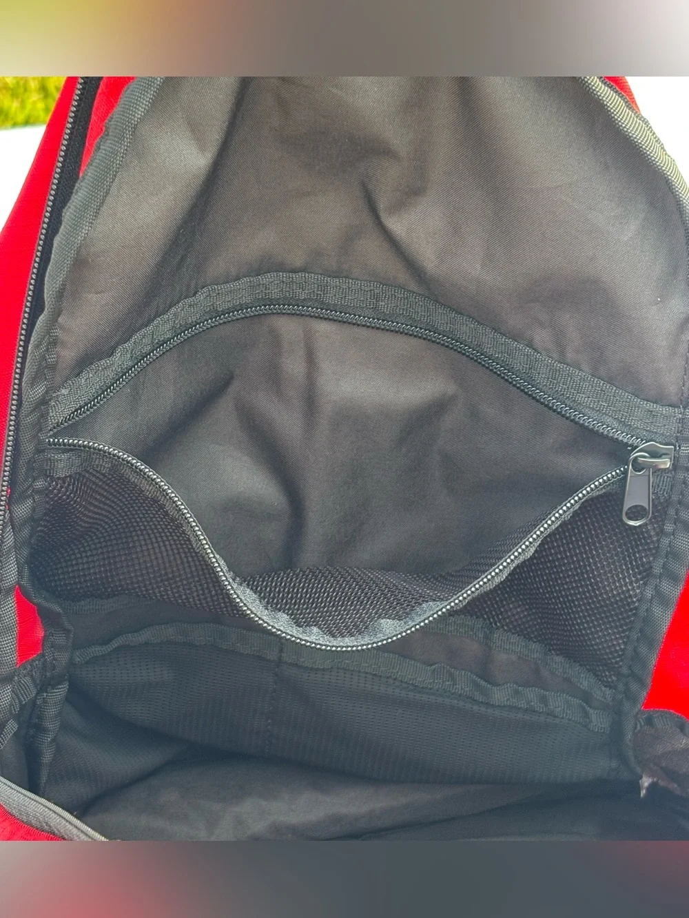 Nike Jordan Split Pack Backpack Large Red Black Jumpman Unisex School Gym Bag